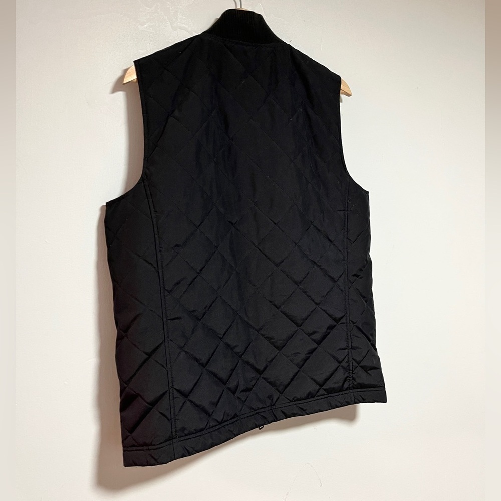 Tommy Hilfiger Men’s Black Quilted Zip-Up Vest - Size XS - Picture 10 of 11